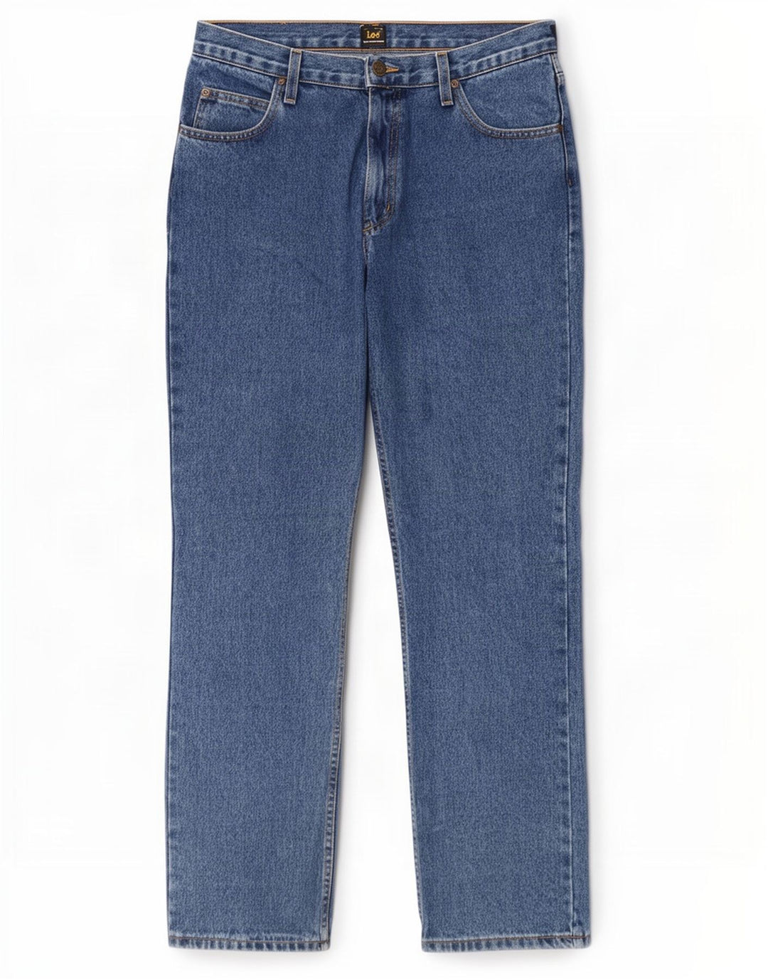 Lee Jean Droit Brooklyn Homme W34 L32 Bleu Coton