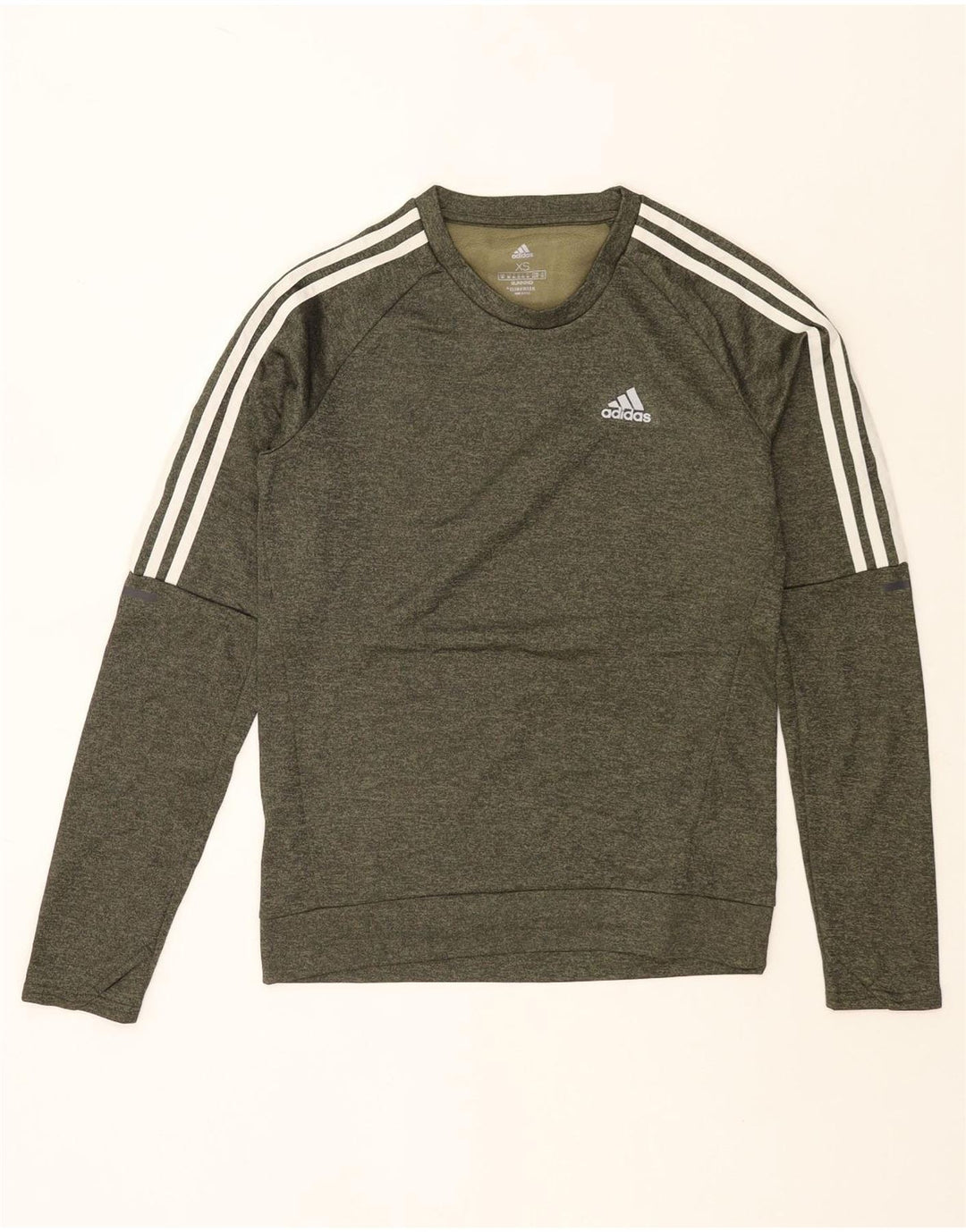 Adidas Climawarm Sweatshirt Jumper XS Kaki Moucheté Polyester