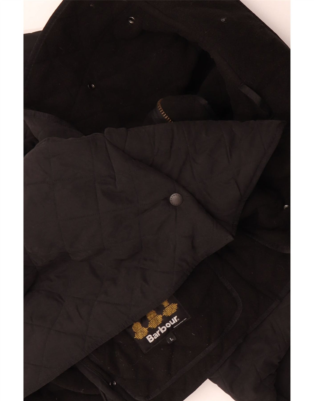 BARBOUR Veste matelassée pour homme UK 40 Large Noir