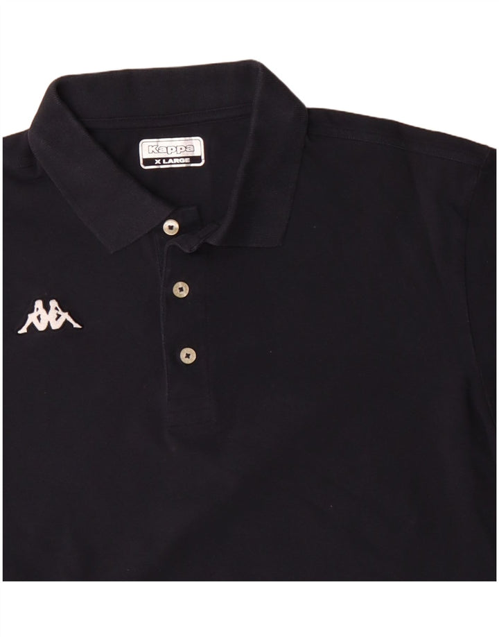 Kappa Polo Homme XL Bleu Marine Coton