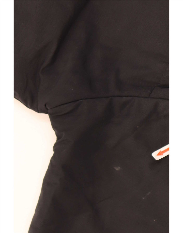 Asics Parka à capuche pour homme UK 40 Large Noir