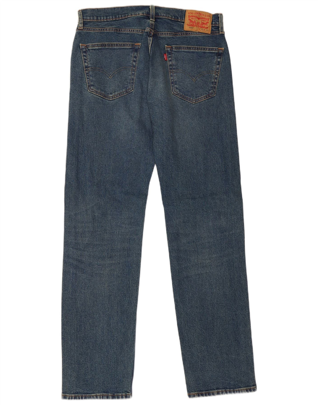 LEVI'S Jean Droit 505 Homme W32 L34 Bleu Coton