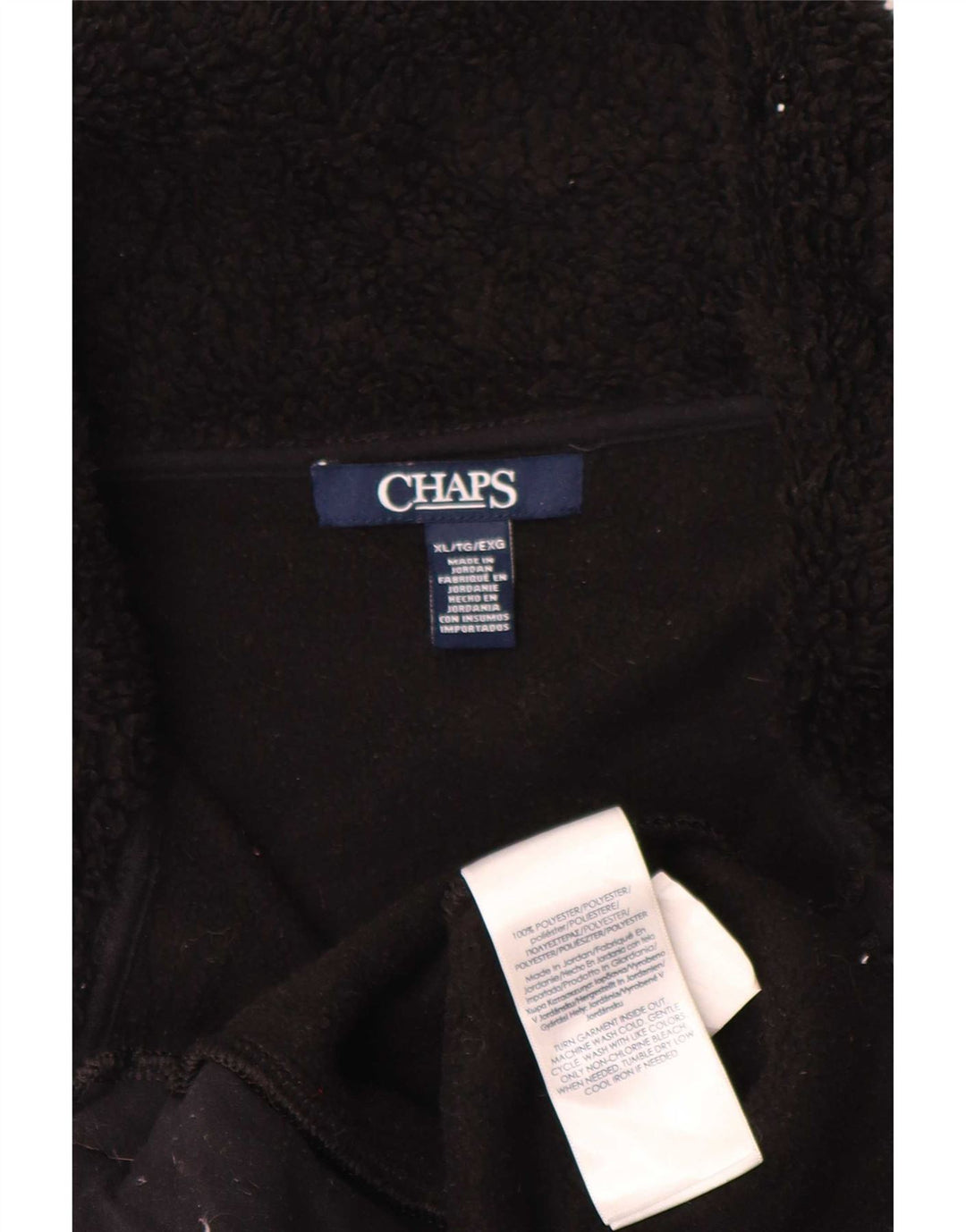 Chaps Gilet Polaire Femme UK 18 XL Noir Polyester