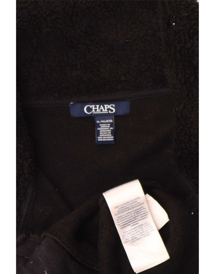 Chaps Gilet Polaire Femme UK 18 XL Noir Polyester