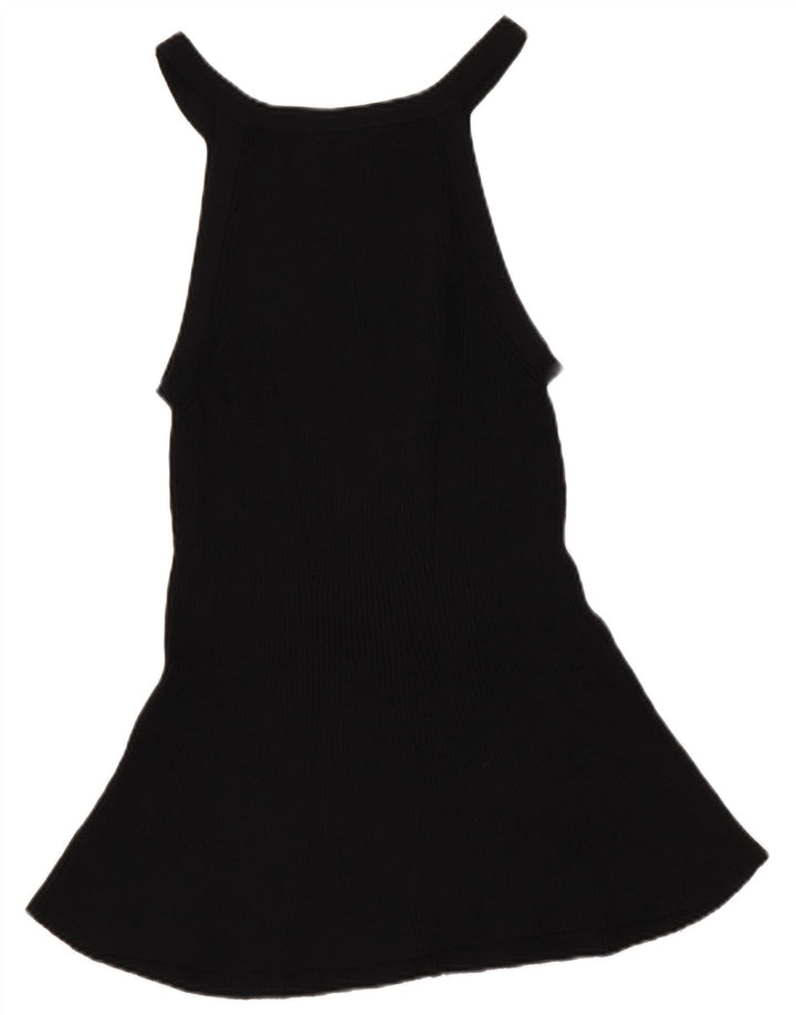 Massimo Dutti Débardeur régulier pour femme UK 12 Medium Noir