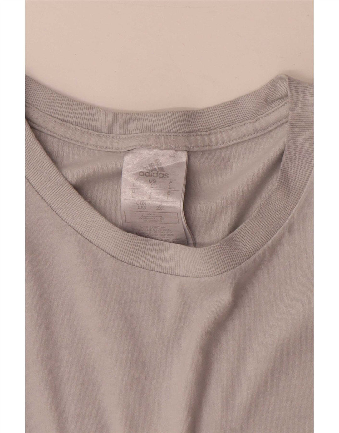 Adidas T-Shirt Homme Haut Grand Coton Blanc