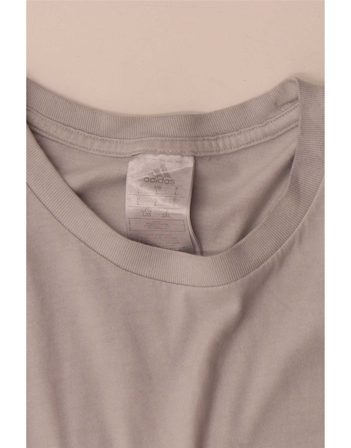 Adidas T-Shirt Homme Haut Grand Coton Blanc