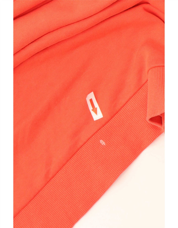 Marks & Spencer Sweat-shirt pour femme UK 14 Large Orange Coton