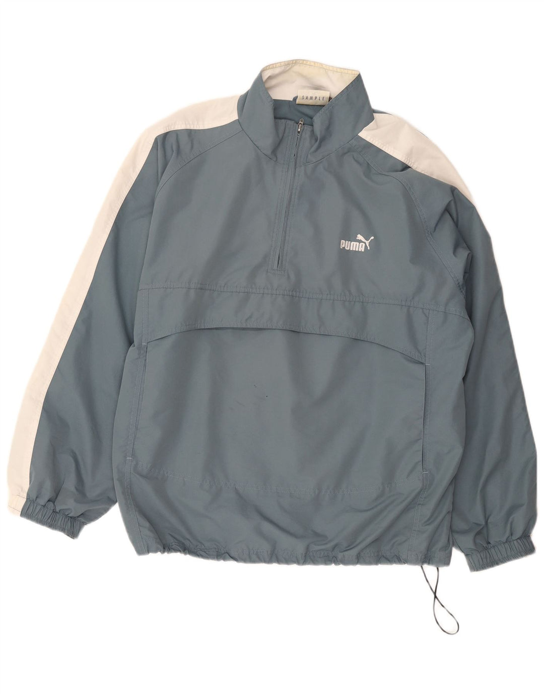 Puma Veste anorak coupe ample pour homme UK 38 Bleu moyen Colourblock
