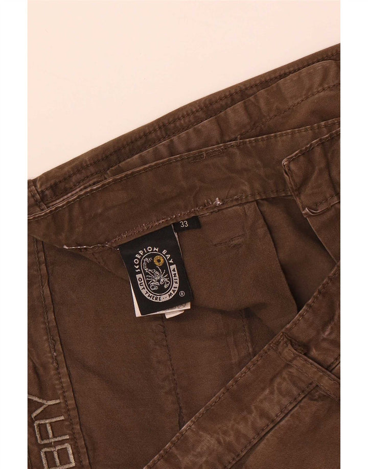 Scorpion Bay Short Chino Regular Homme W33 Coton Marron Moyen