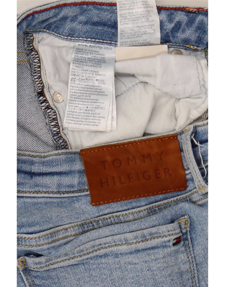 Tommy Hilfiger Jean slim effet vieilli W28 L27 en coton bleu pour femme
