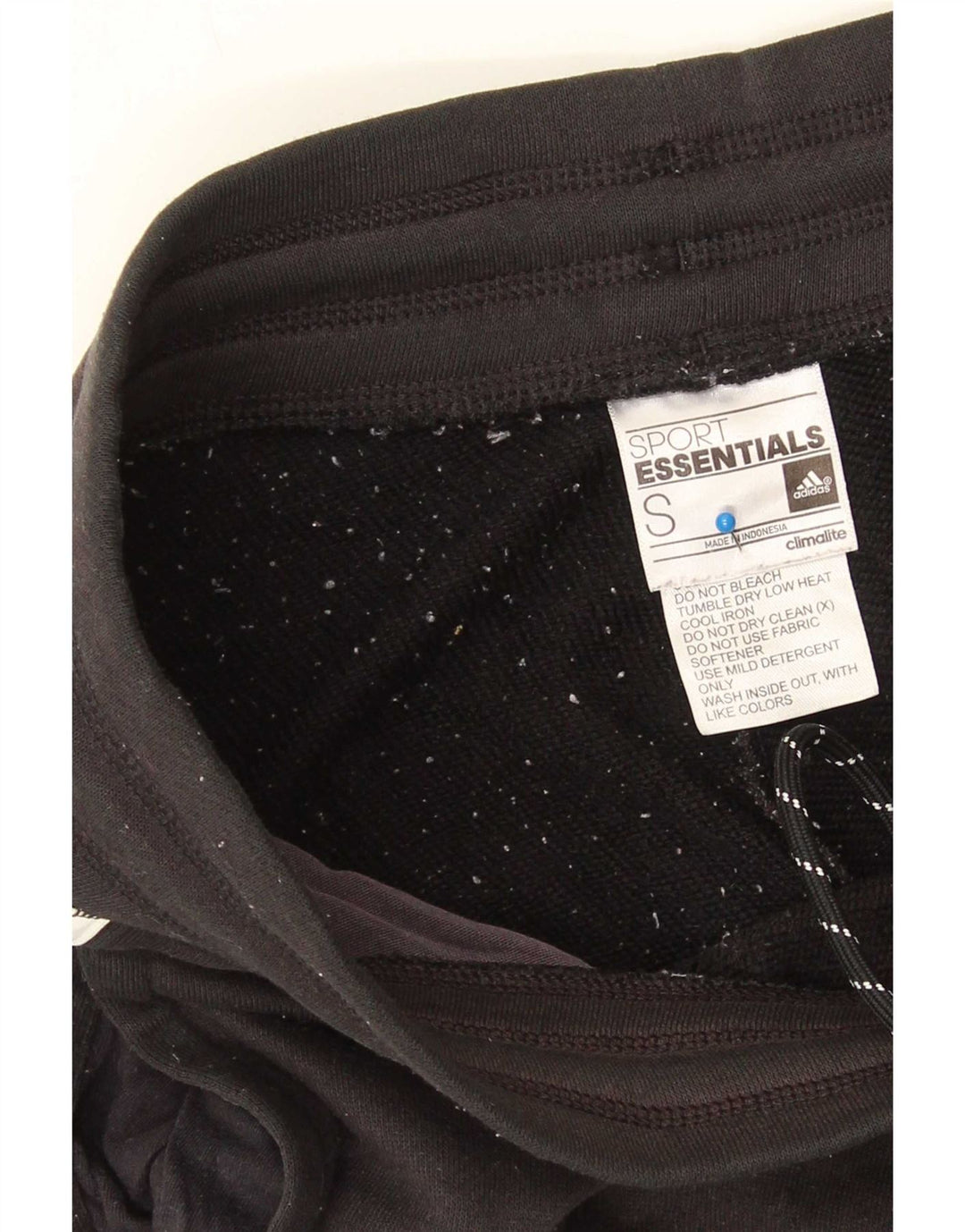 Adidas Hommes Climalite Survêtement Pantalon Joggers Petit Noir Polyester