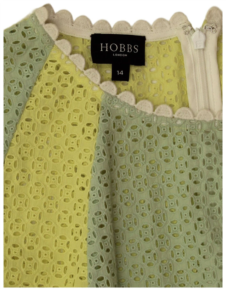 Hobbs Robe basique sans manches pour femme UK 44 Medium Multicolore Colourblock
