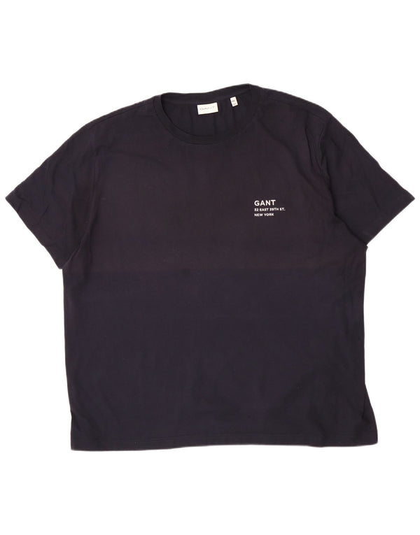 Gant T-Shirt Homme Top 5XL Bleu Marine