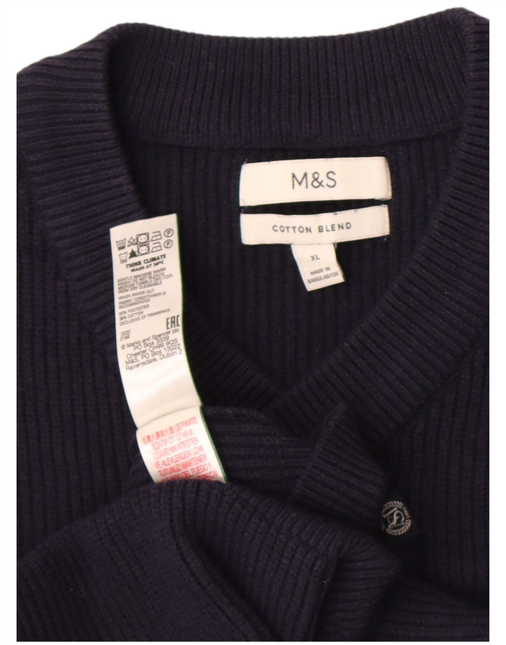 Marks & Spencer Débardeur Homme XL Bleu Marine Polyester