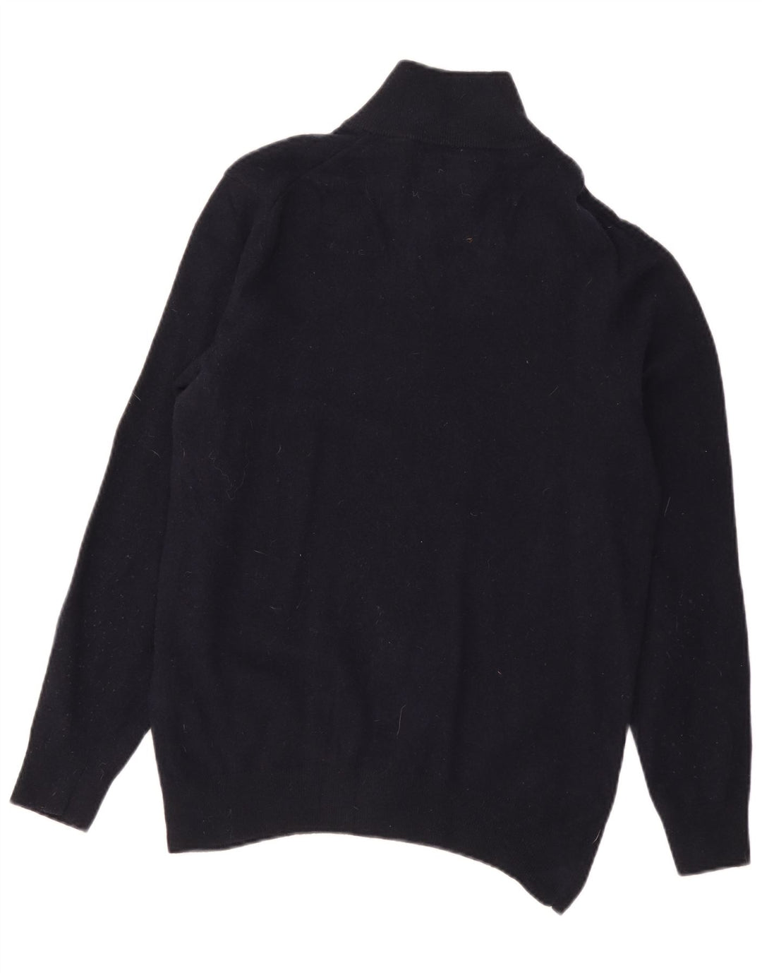 Gant Homme Pull Col Zippé Large Bleu Marine Laine