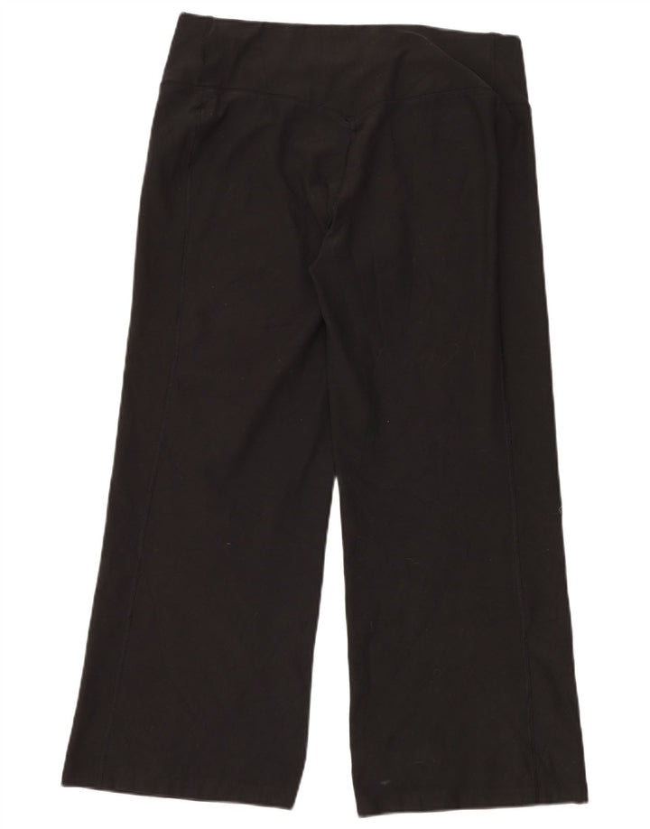 NIKE Pantalon de survêtement Dri Fit pour femme UK 16 Large Noir Polyester