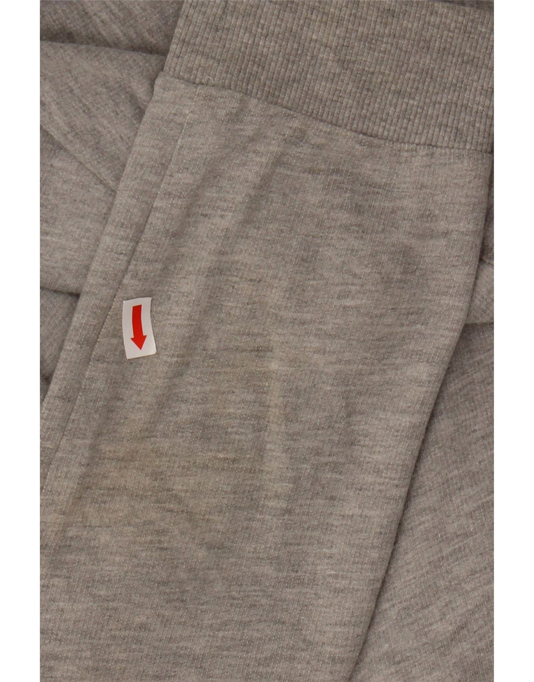 ADIDAS Pull à capuche zippé graphique pour femme UK 8/10 Petit coton gris