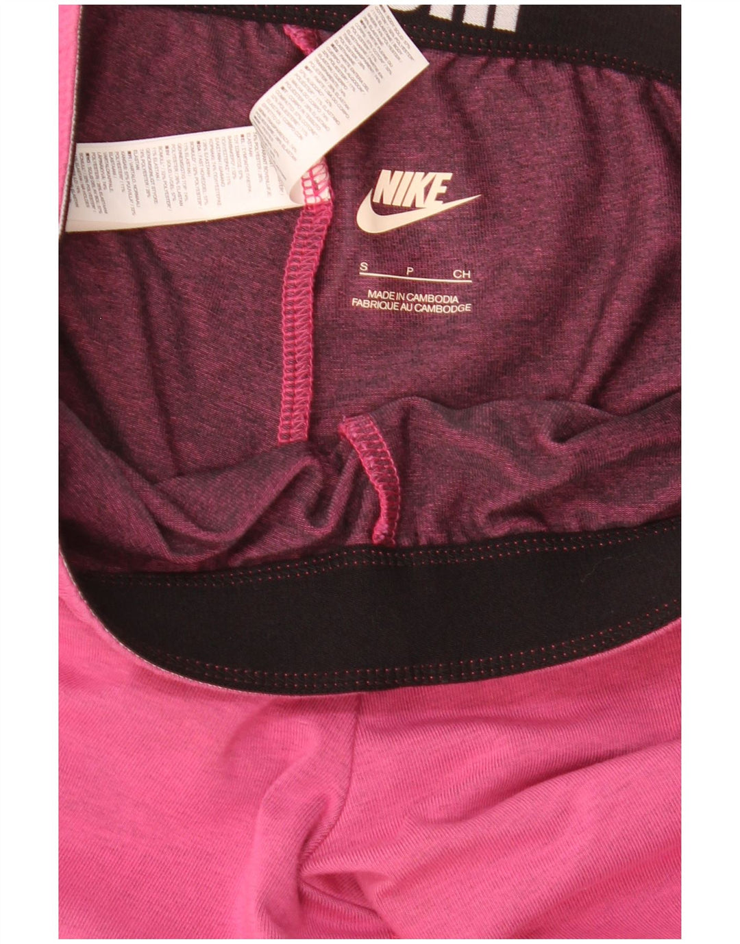 Nike Legging graphique pour femme UK 8 Petit coton rose