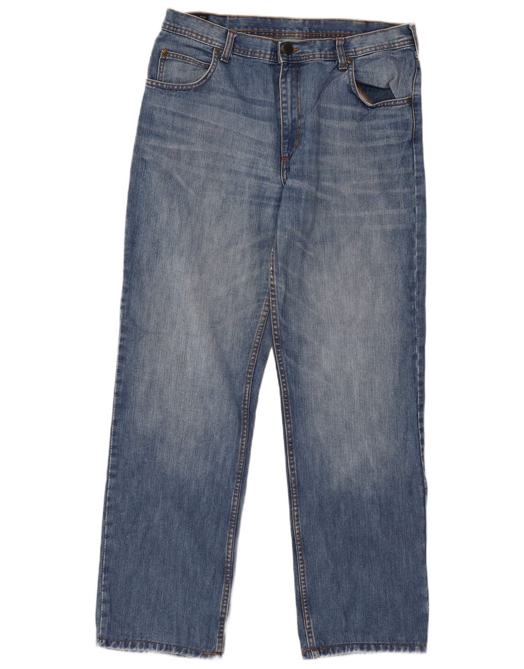 Lee Jean Droit Brooklyn W36 L31 Homme Bleu Coton