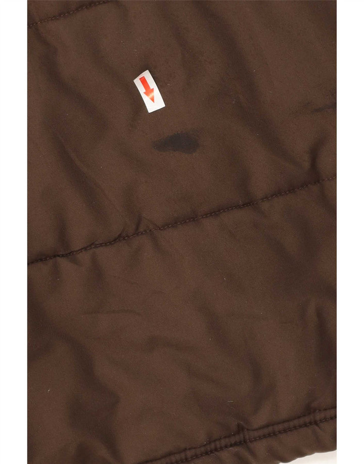 Puma Veste matelassée pour homme UK 40 Large Marron