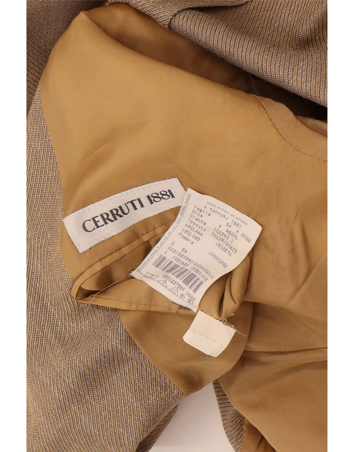 Cerruti 1881 Veste Blazer 3 Boutons Homme IT 54 2XL Laine Beige