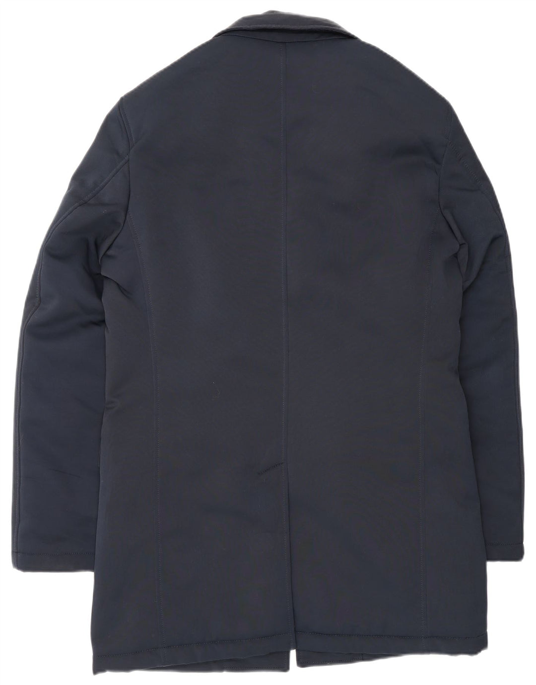 David Hamilton Mens Kampione Pardessus IT 46 Petit Bleu Marine Polyester