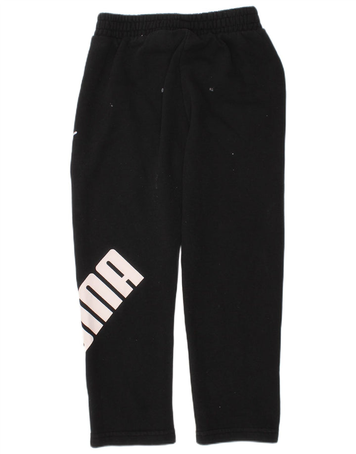 Puma Pantalon de survêtement graphique garçon 4-5 ans noir coton
