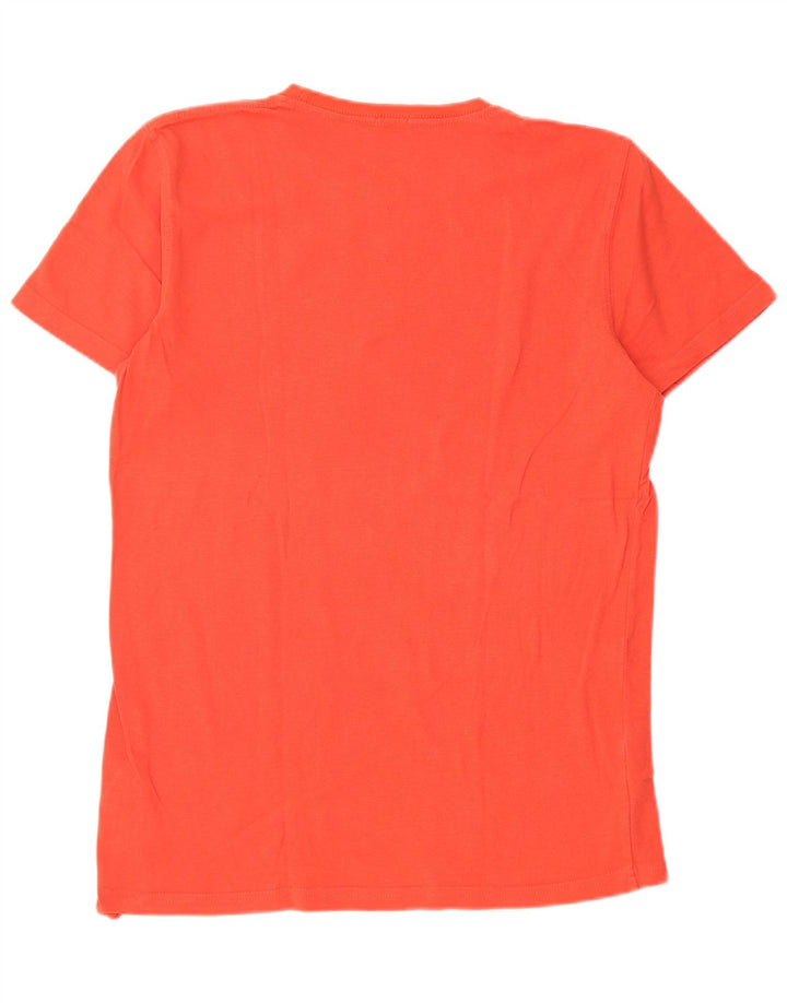 Tommy Hilfiger T-Shirt Graphique Homme Orange Moyen