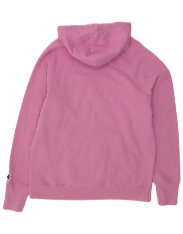 Champion Pull à capuche graphique pour femme UK 14 Rose moyen