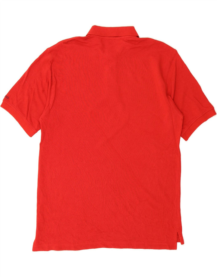 IZOD Mens Polo Shirt Large Red Cotton Vintage Izod and Second-Hand Izod from Messina Hembry 