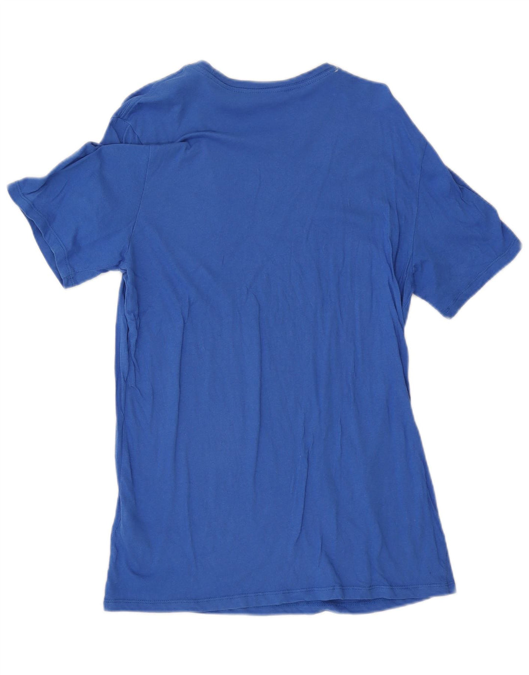 Nike T-shirt coupe athlétique pour homme, grand, bleu, coton