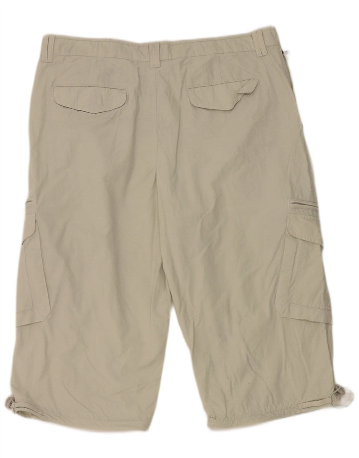Marks & Spencer Bermuda Cargo Homme W38 XL Coton Beige