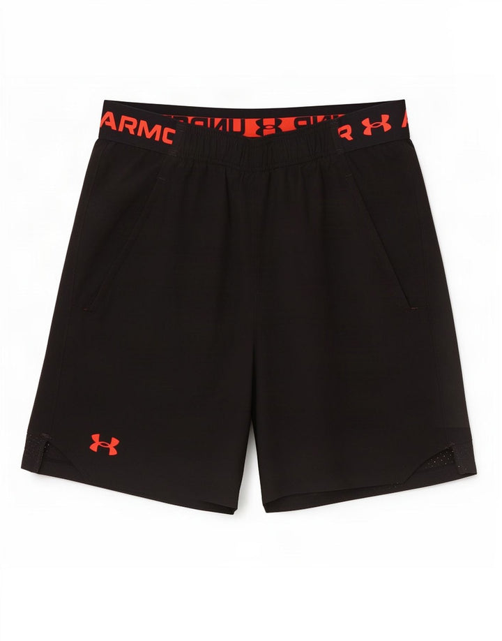 Under Armour Short de Sport Graphique Homme Petit Noir Polyester