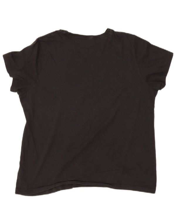 Puma T-shirt graphique pour femme UK 18 XL Noir