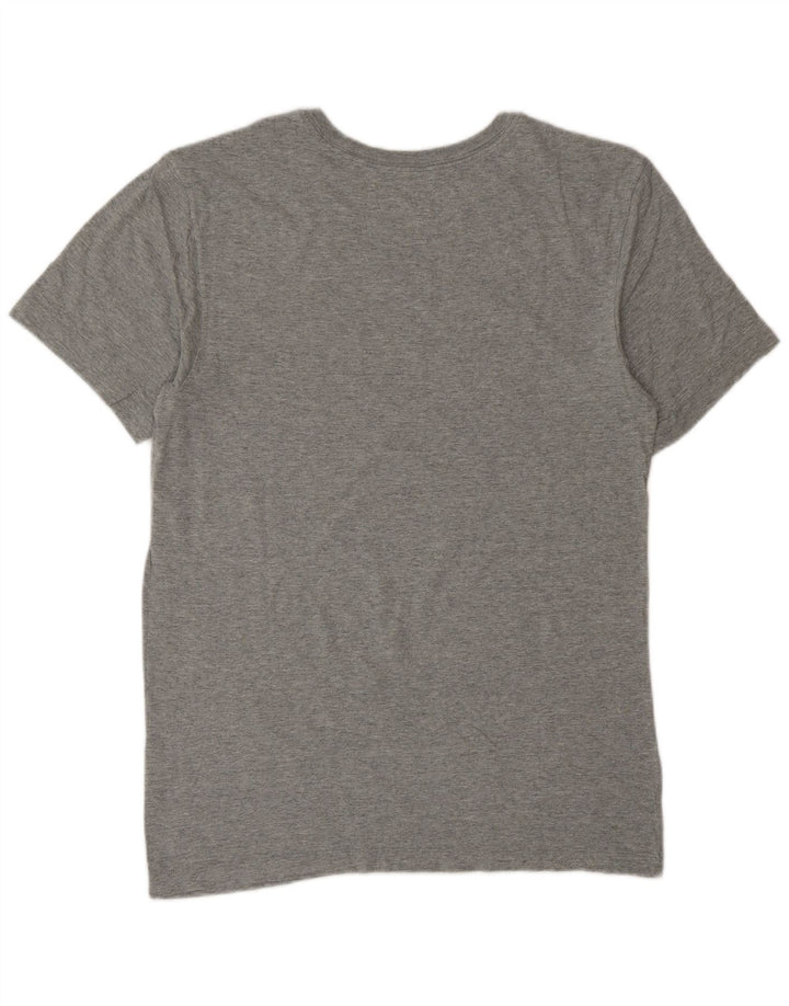 Nike T-shirt graphique pour hommes, petit, gris, coton