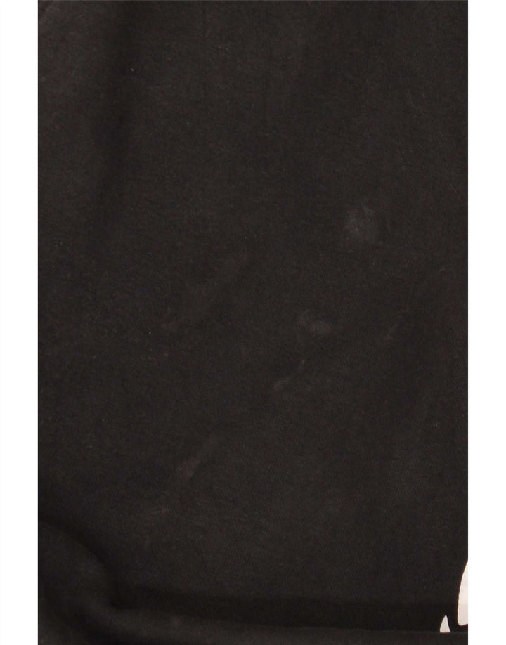 Champion Pantalon de Survêtement Graphique Homme Large Noir Coton