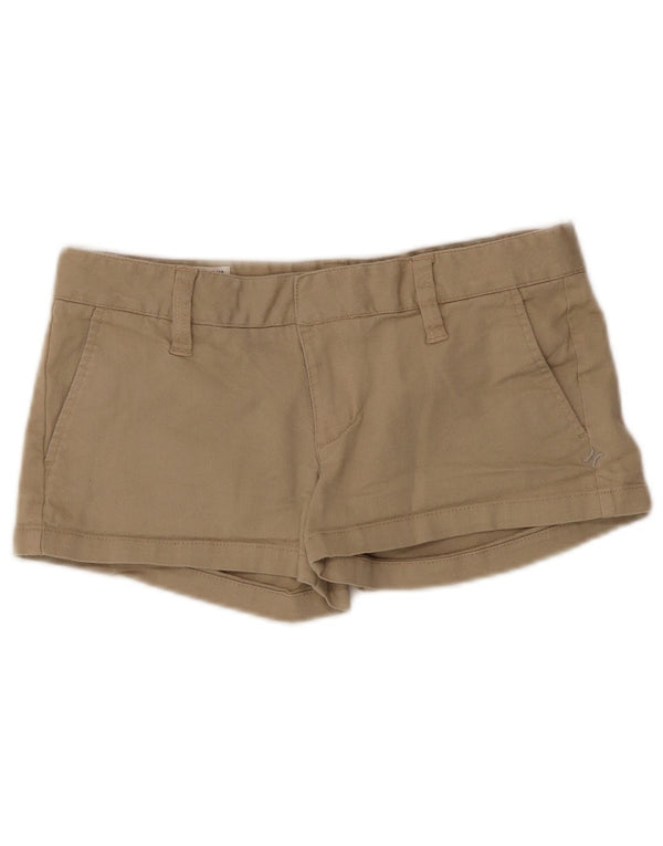 Hurley Womens Hot Pants US 3 Small W30 Coton Beige