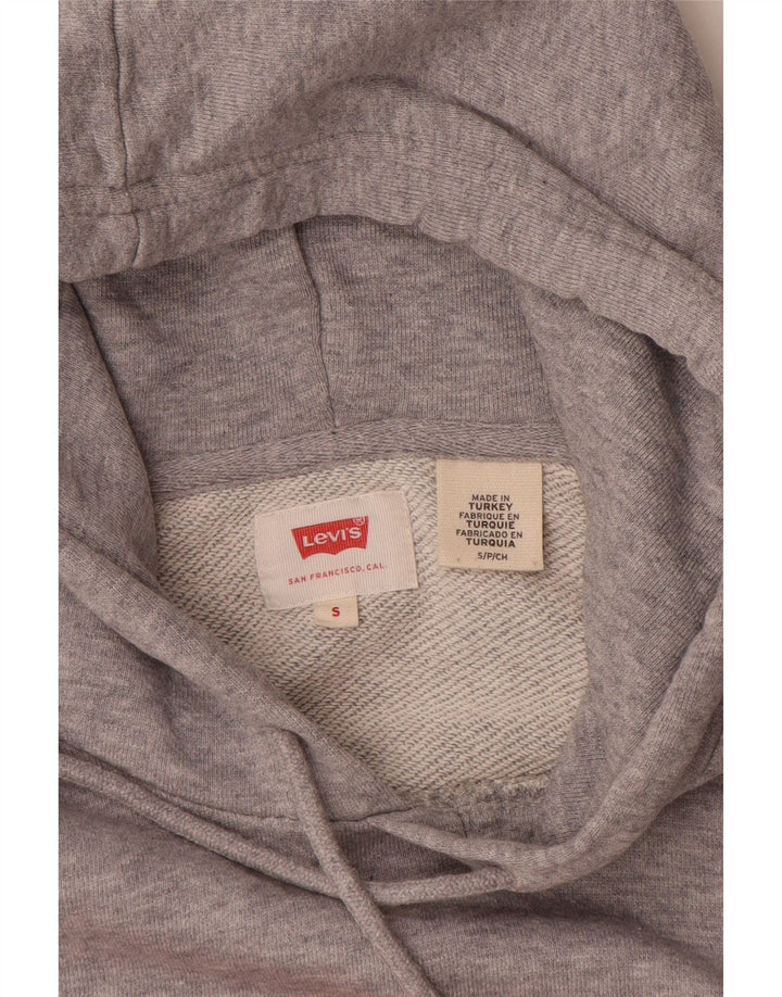 LEVI'S Pull à Capuche Graphique Homme Petit Gris Coton
