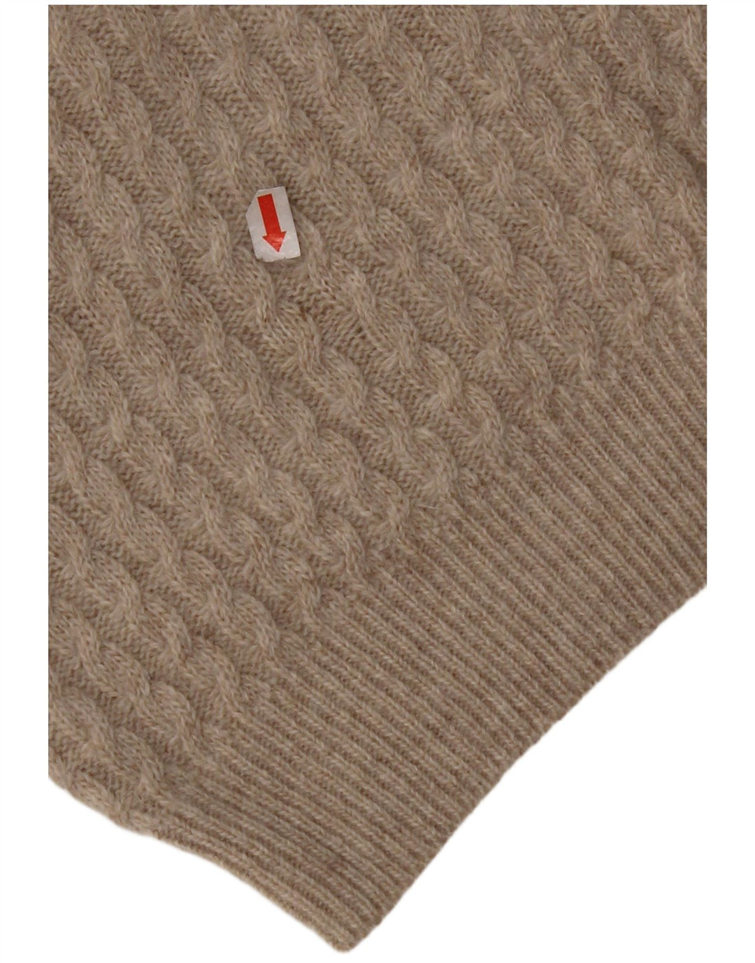 ST. ANDREWS Pull Cardigan Femme UK 18 XL Beige Angora