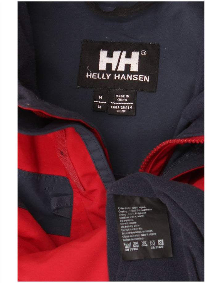 HELLY HANSEN Veste coupe-vent pour homme UK 38 Medium Red Colourblock Nylon