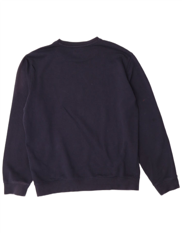 Champion Sweat-shirt pour homme en coton bleu marine Taille L