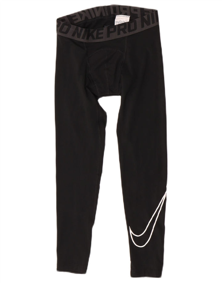 Legging Nike Compression Graphic Garçon 10-11 ans Noir Moyen Polyester