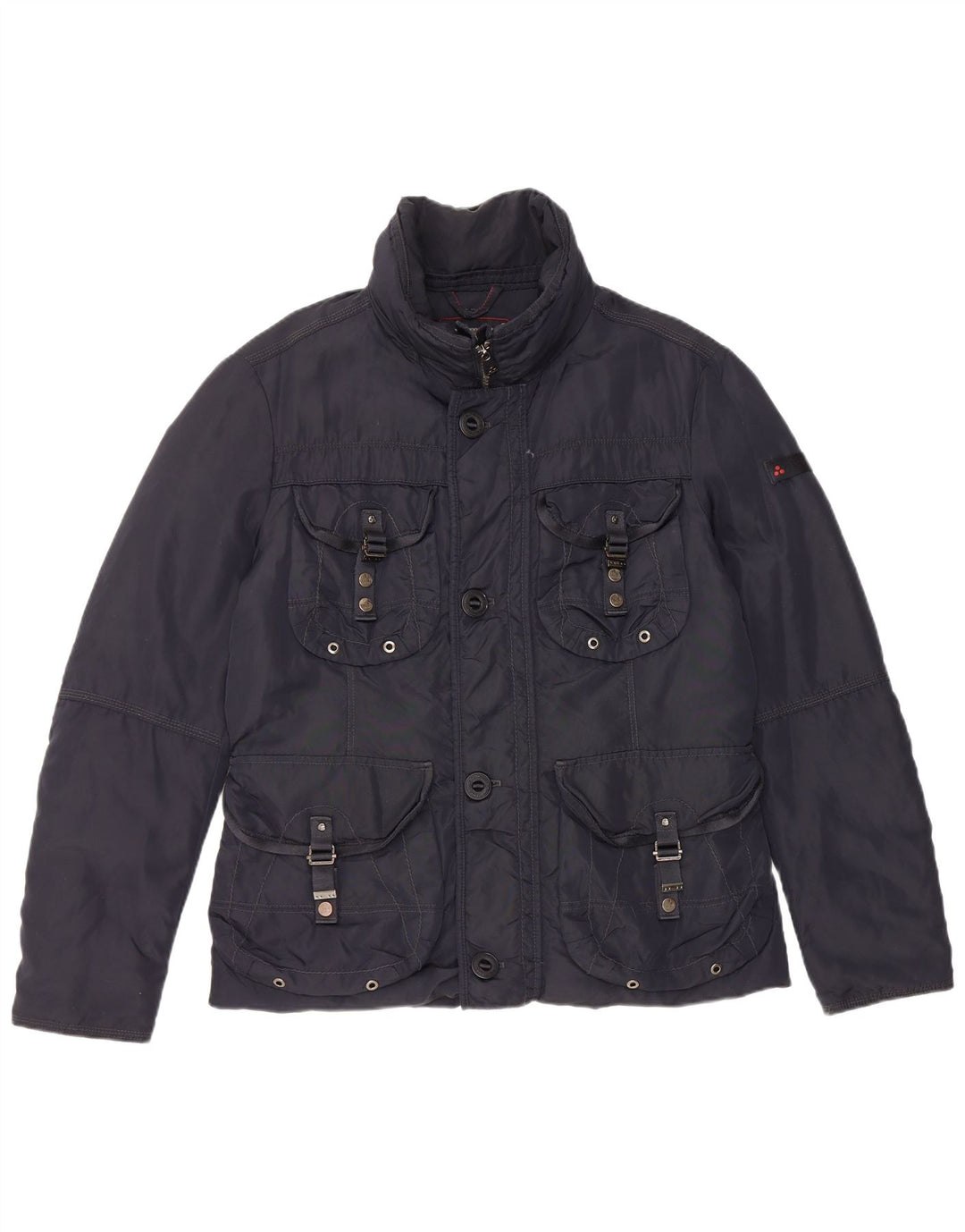 PEUTEREY Veste Utilitaire Homme UK 38 Bleu Marine Moyen Polyamide