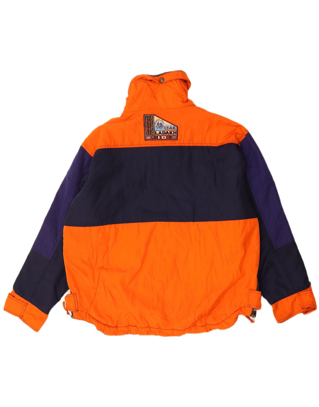 Ladakh Veste de ski à capuche pour homme UK 42 XL Orange Colourblock