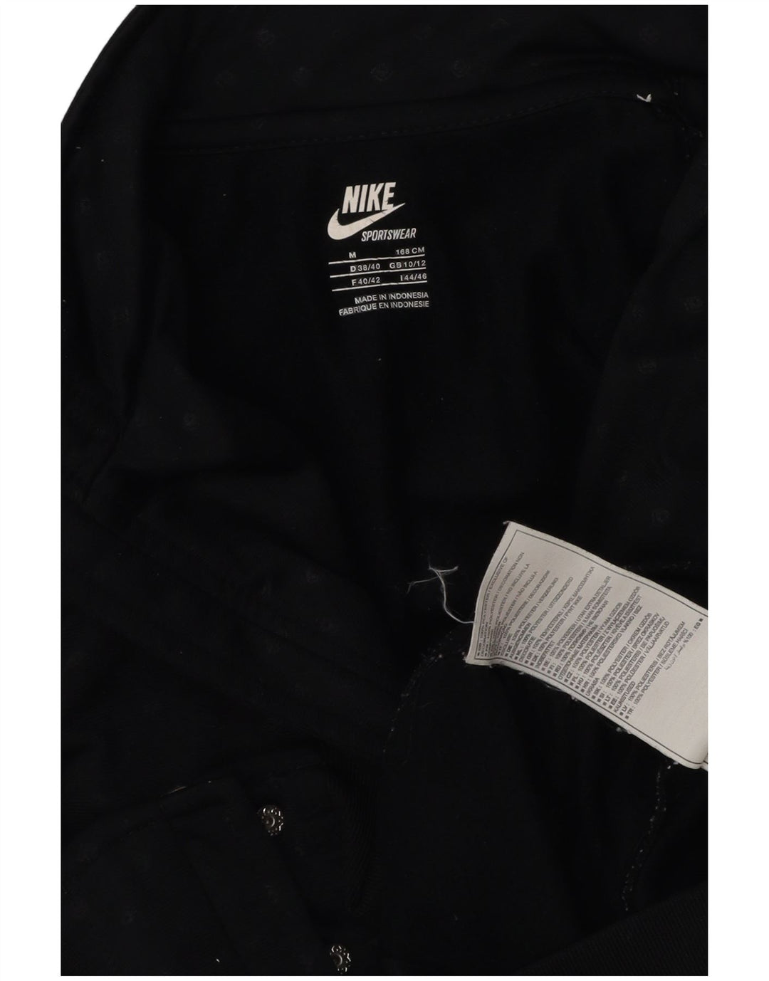Veste de survêtement Nike pour femme UK 10/12 Bleu marine moyen à pois