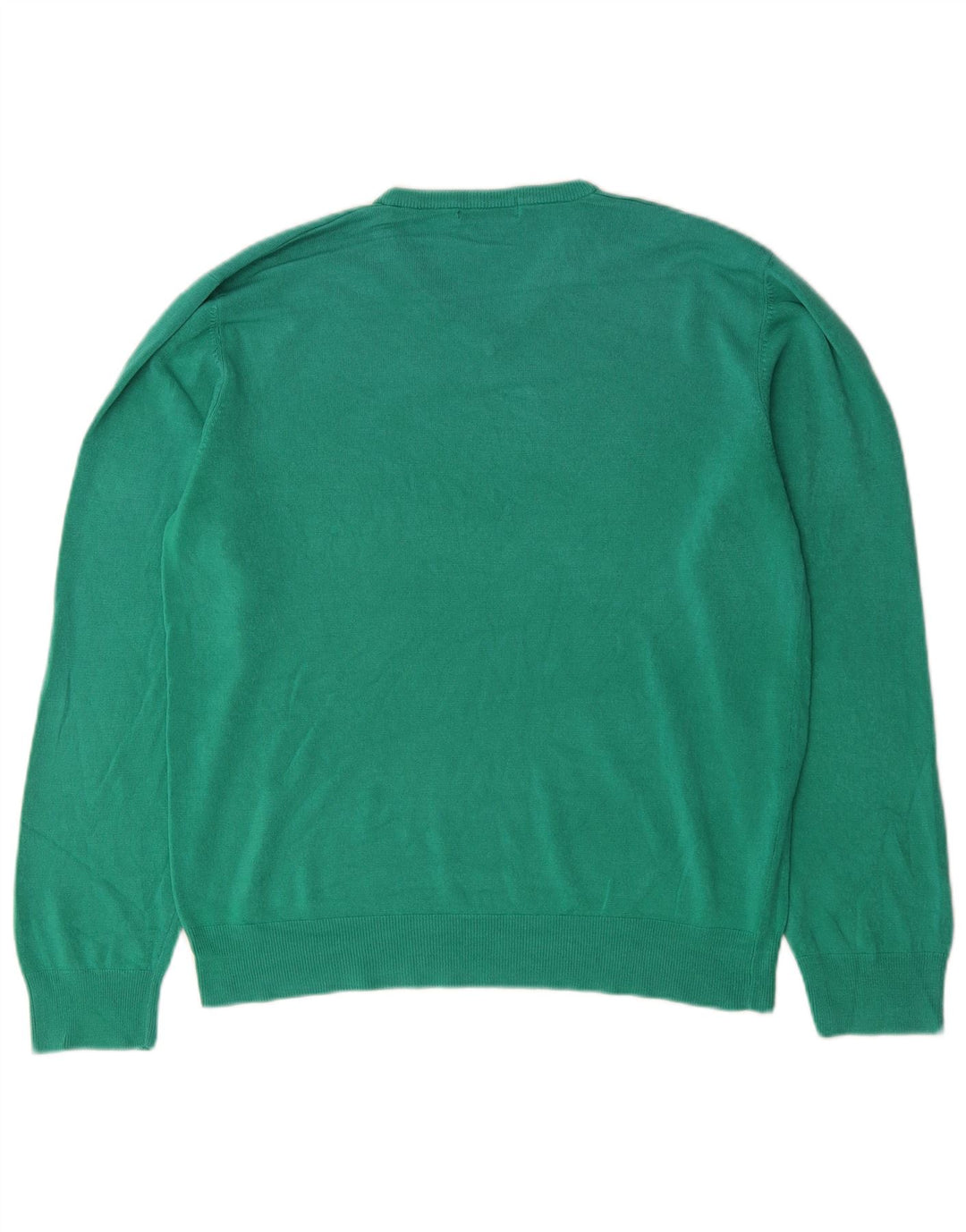 Marks & Spencer Pull à col en V Blue Harbour pour hommes, grand vert