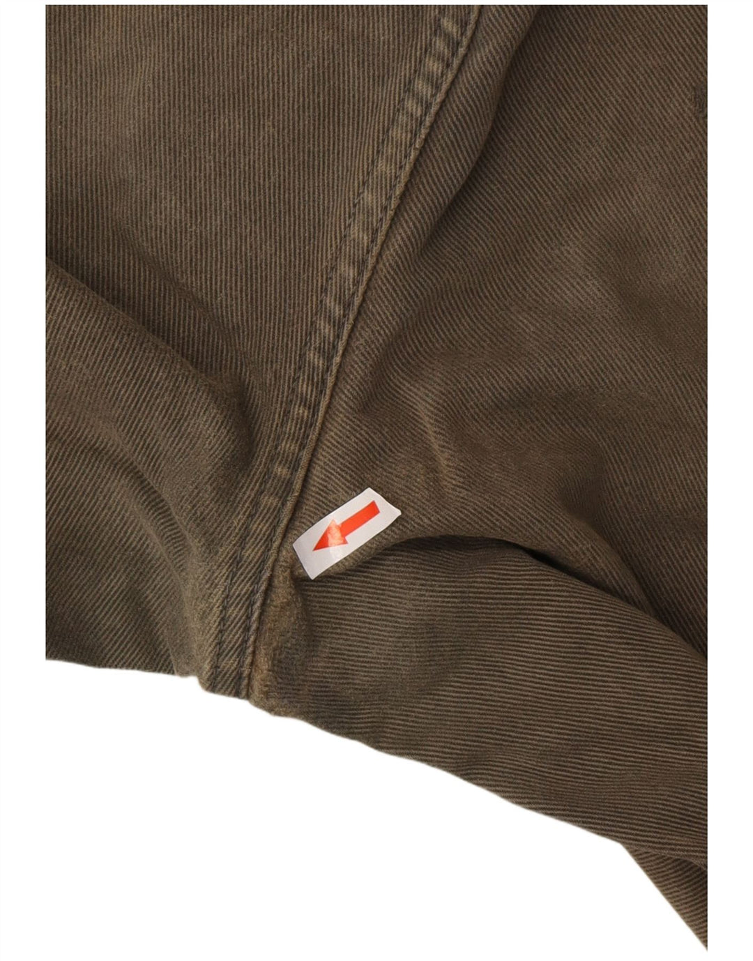 HUGO BOSS Jean Droit Arkansas Homme W34 L34 Kaki Coton