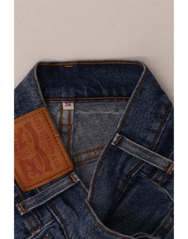 LEVI'S Womens Denim Shorts W26 Small Blue Vintage Levi's and Second-Hand Levi's from Messina Hembry 