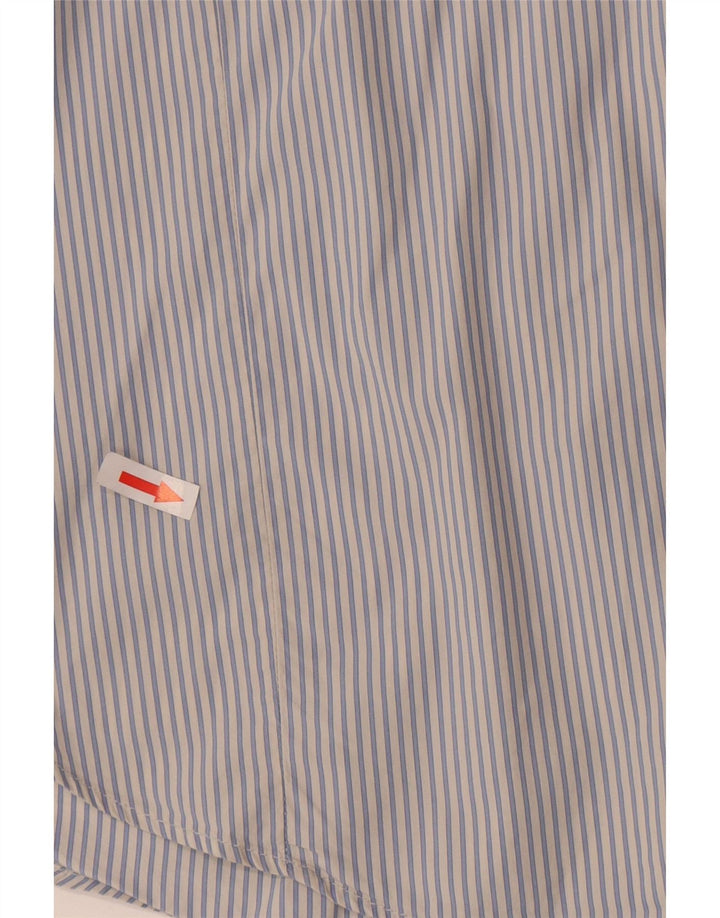 Ted Baker Chemise Homme Taille 5 XL Coton à fines rayures bleues